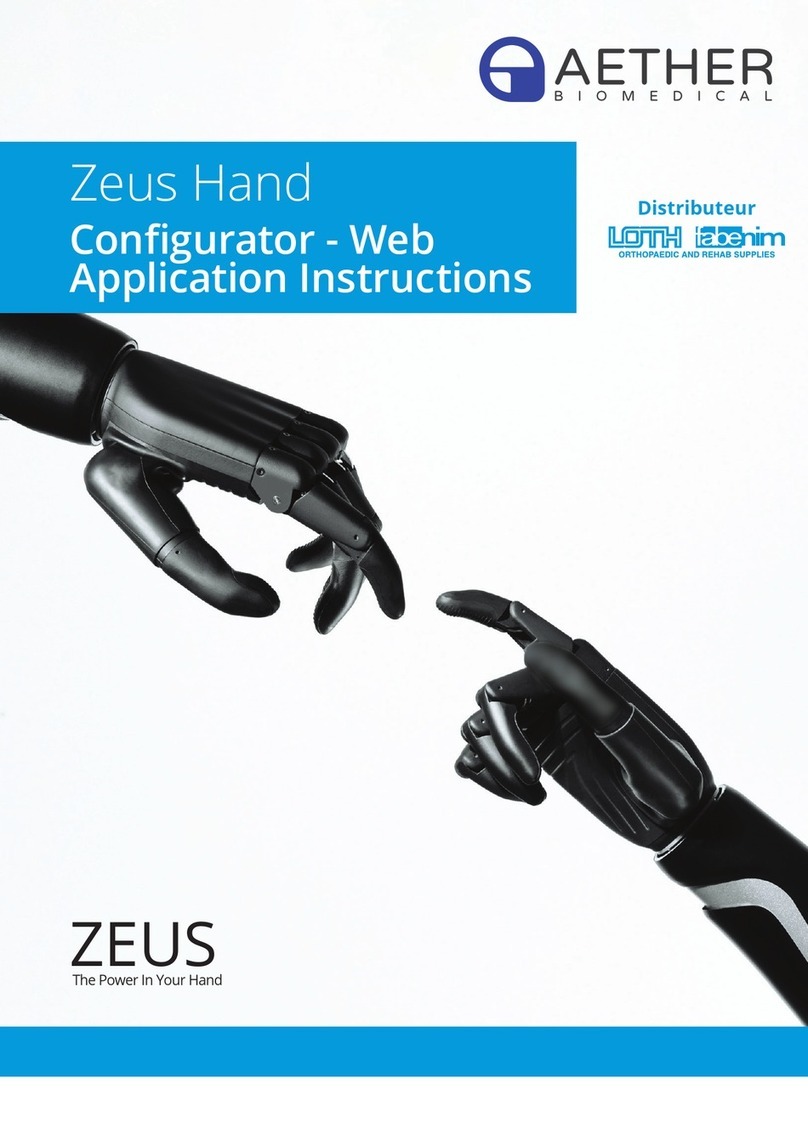 Aether Biomedical Zeus Hand User guide