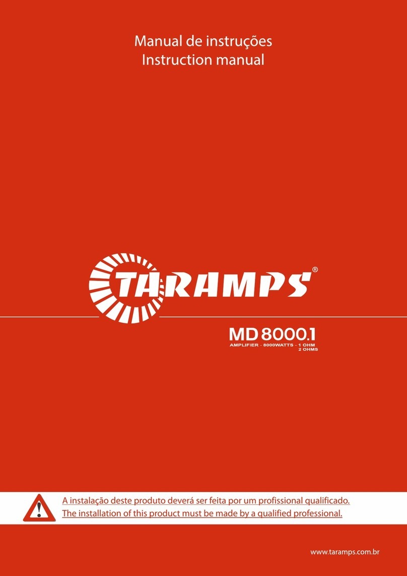 Taramp's MD8000.1 User manual