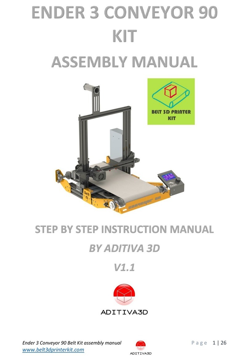 ADITIVA 3D ENDER 3 CONVEYOR 90 KIT User manual