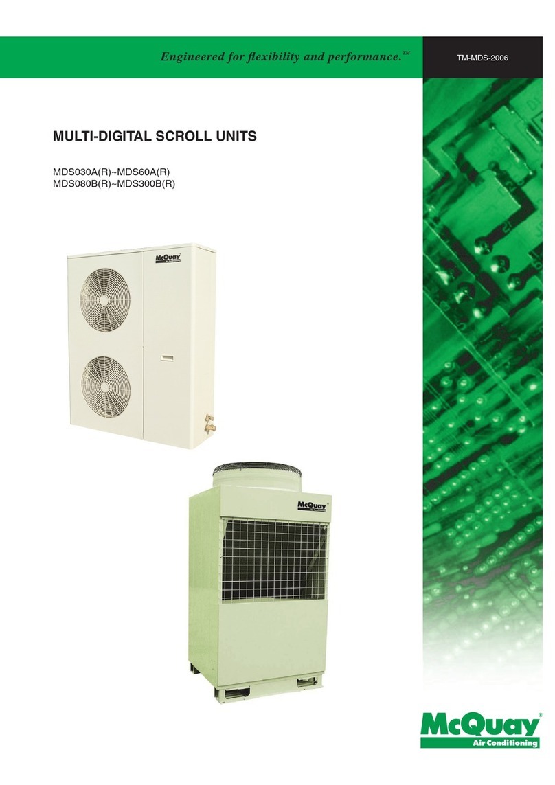 McQuay MDS030A User manual