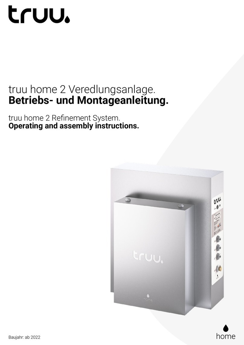 truu home 2 Operating and assembly instruction