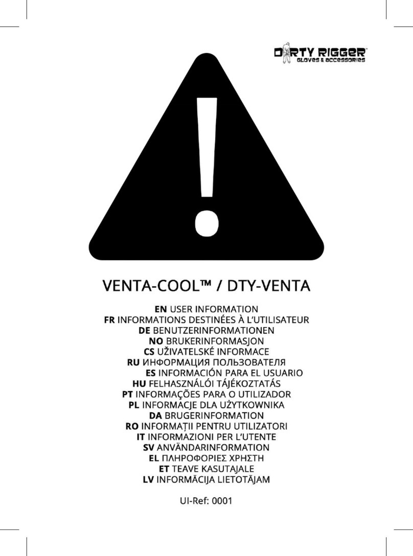 DIRTY RIGGER VENTA-COOL User information