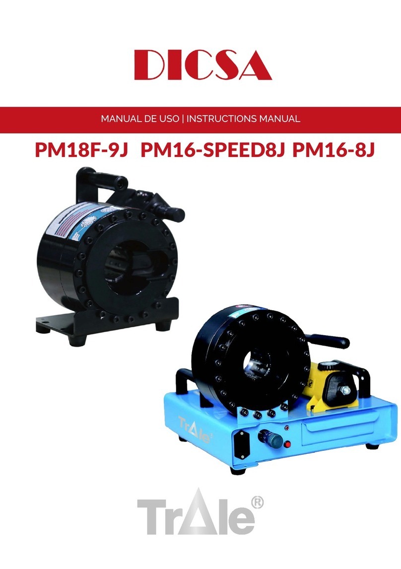 DICSA Trale PM18F-9J instruction manual