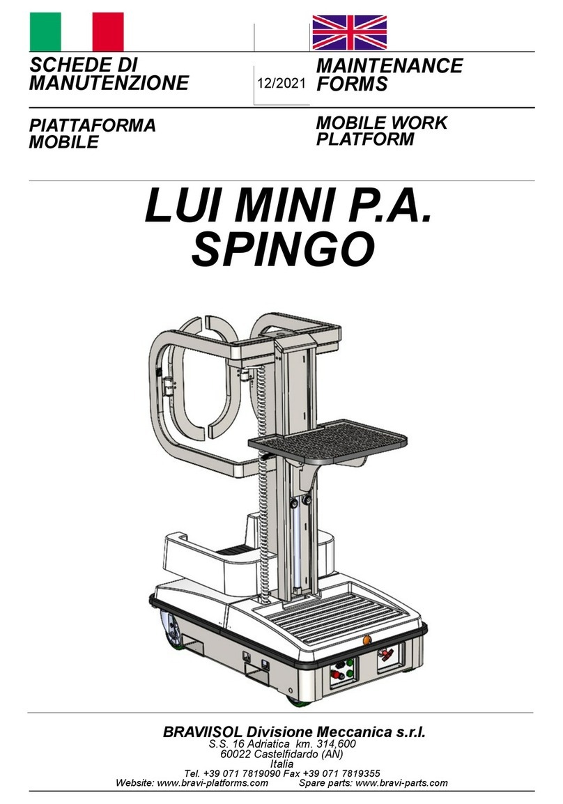 Braviisol LUI MINI P.A. SPINGO Service manual