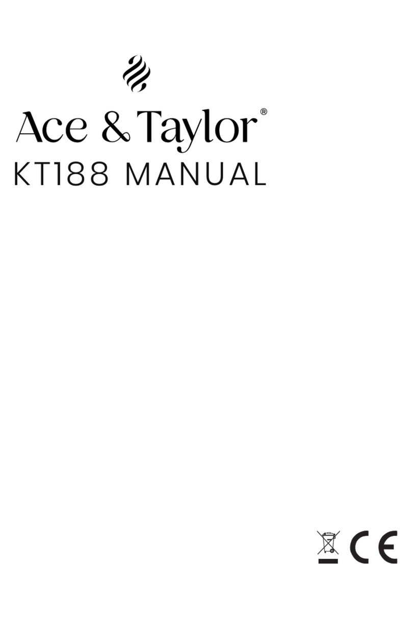 Ace & Taylor KT188 manual