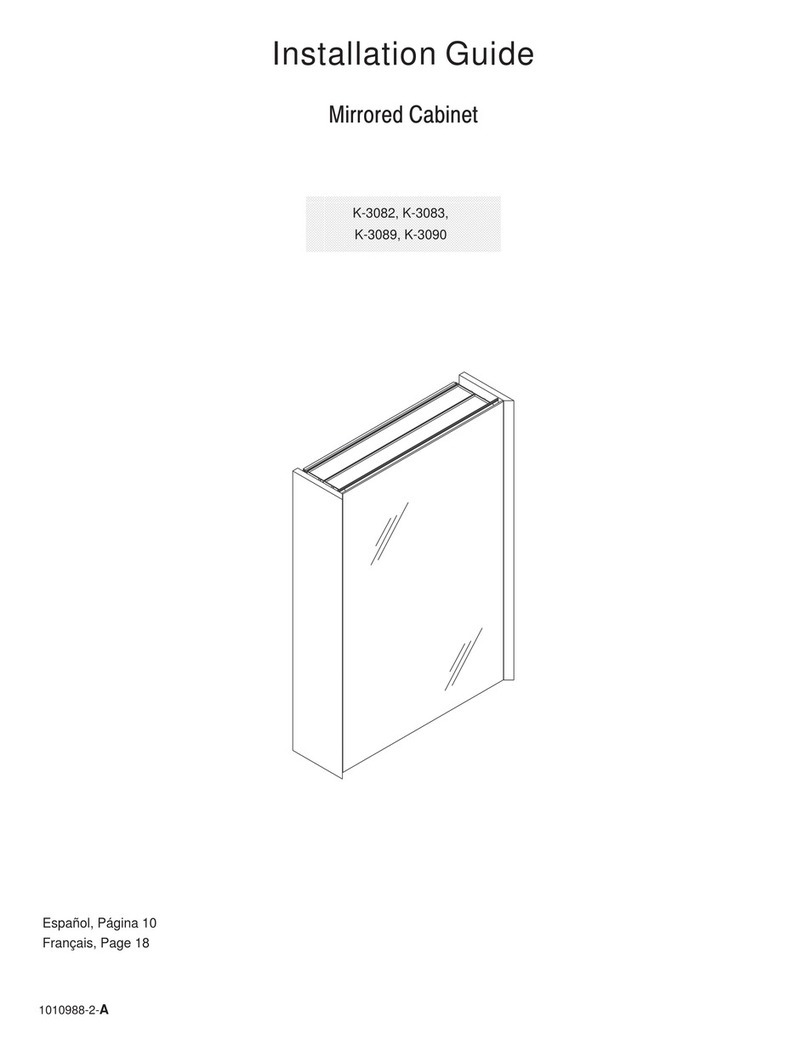 Kohler K-3082 User manual