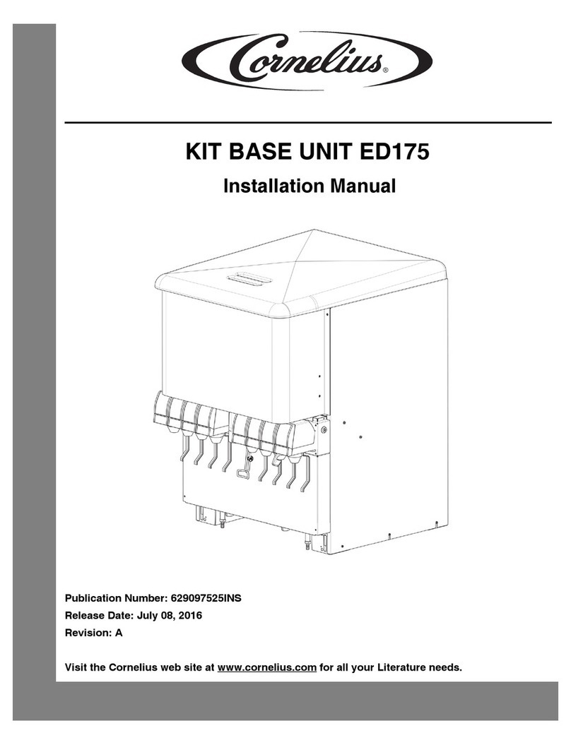 Cornelius ED 175 installation manual