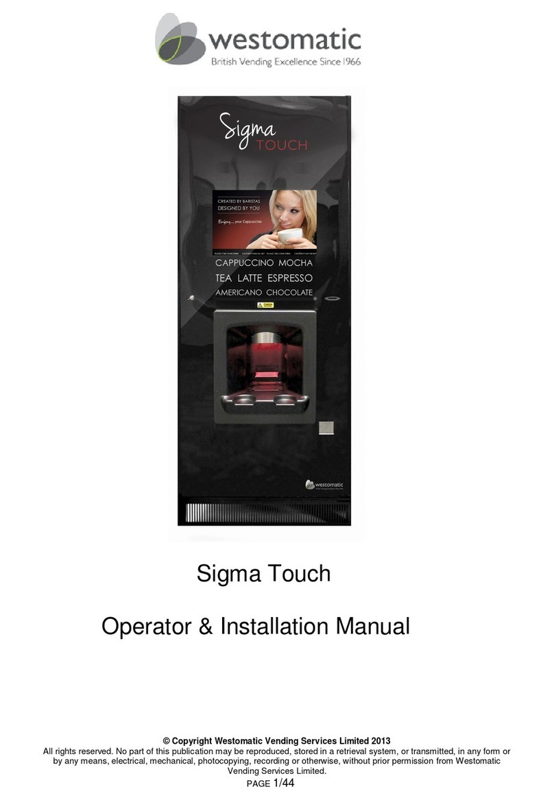 Westomatic Sigma Touch User manual