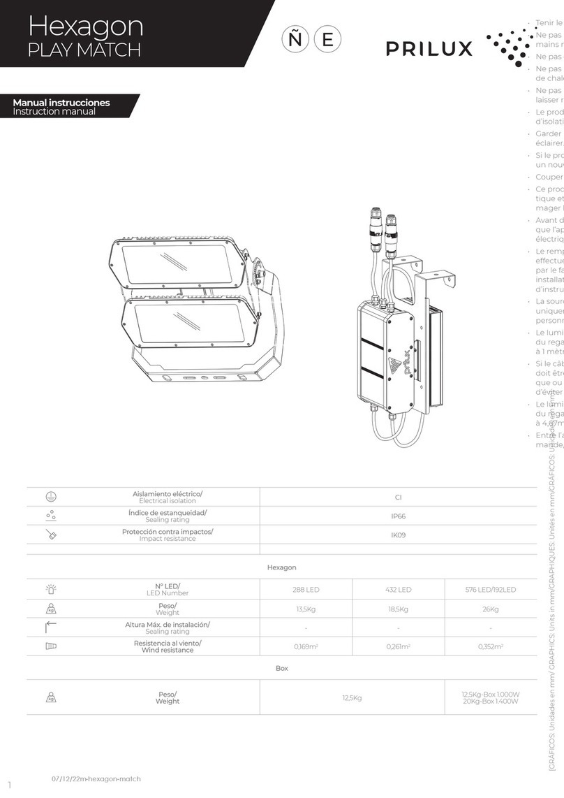 Prilux Hexagon PLAY MATCH instruction manual