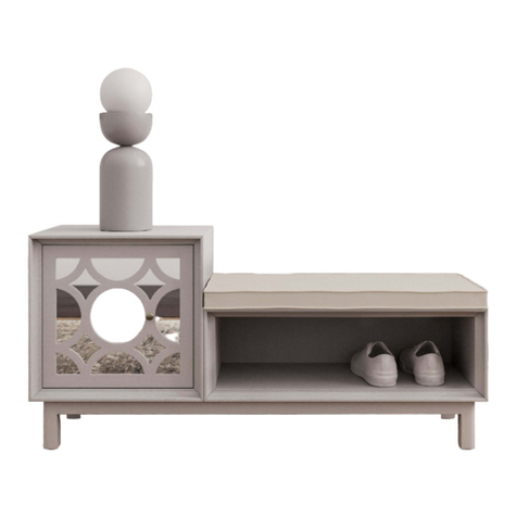 Dunelm Delphi Storage Bench User manual