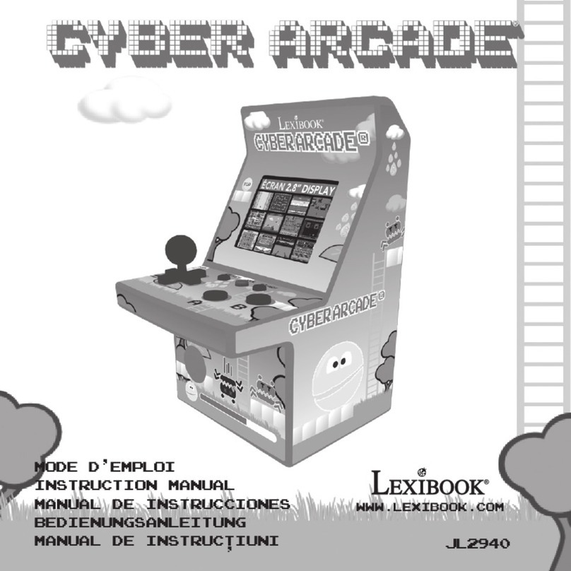 LEXIBOOK Cyber Arcade JL2940 instruction manual