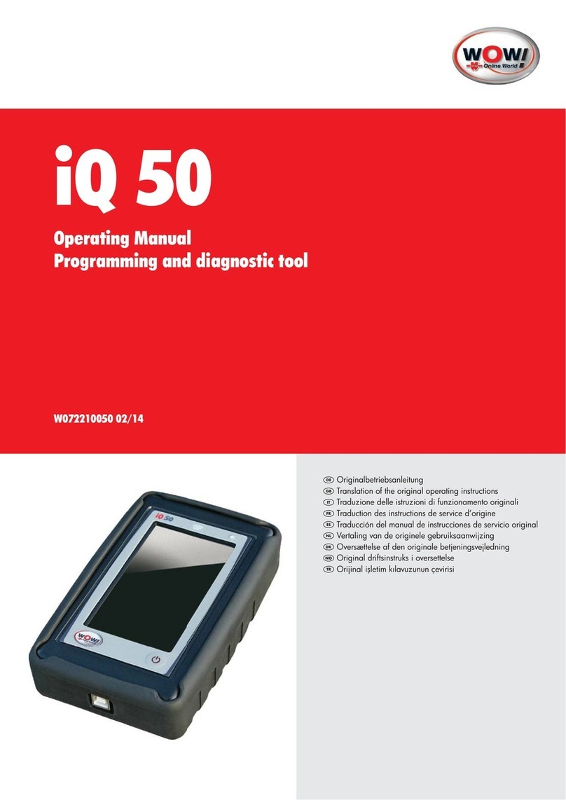Wow iQ 50 operating manual