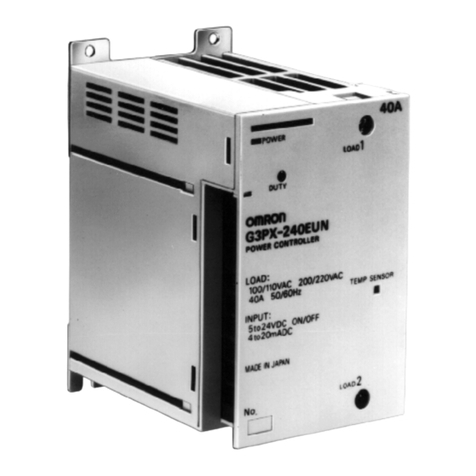Omron G3PX EUN Series User manual