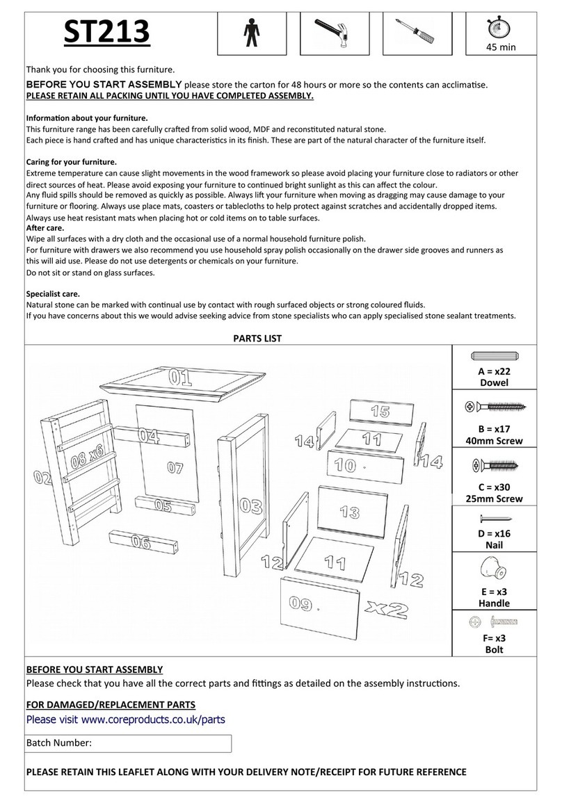 Core Products ST213 User manual Core Products ST213 User manual