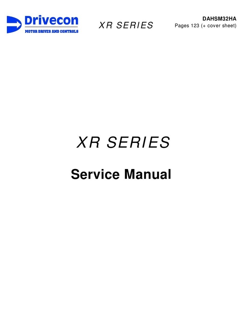Drivecon XR Series Service manual