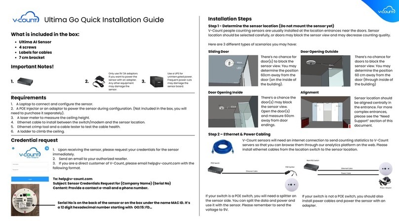 V-Count Ultima Go Quick installation guide