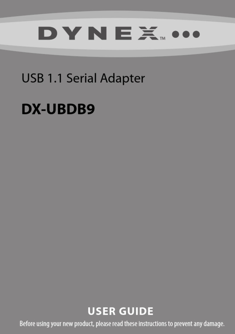 Dynex DX-UBDB9 User manual