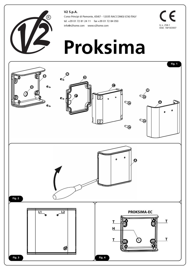 V2 PROKSIMA-EC Series instruction manual
