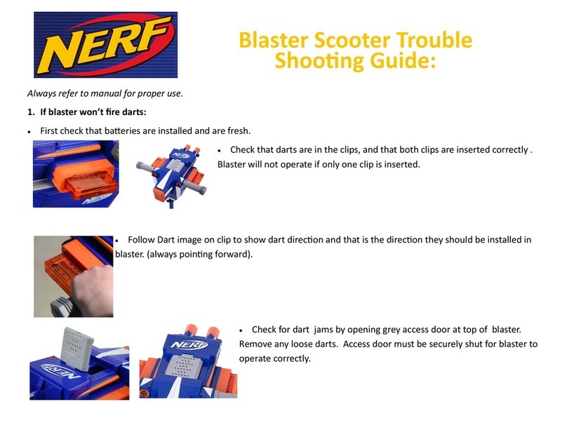 Nerf Blaster Scooter troubleshooting guide Nerf Blaster Scooter troubleshooting guide