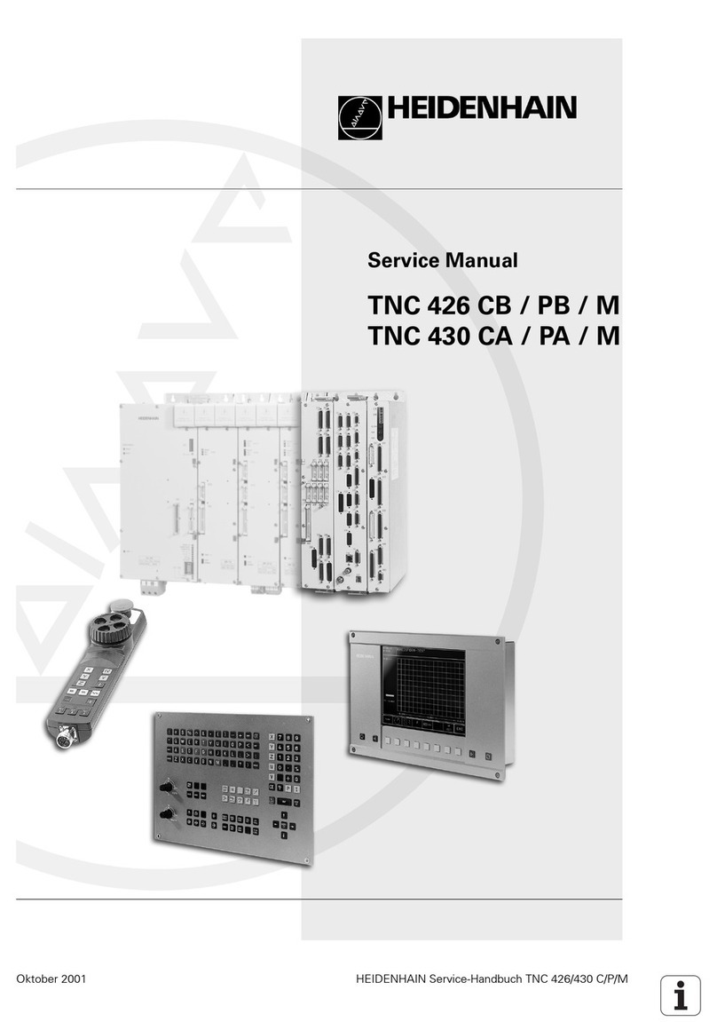 HEIDENHAIN TNC 426 CB Service manual