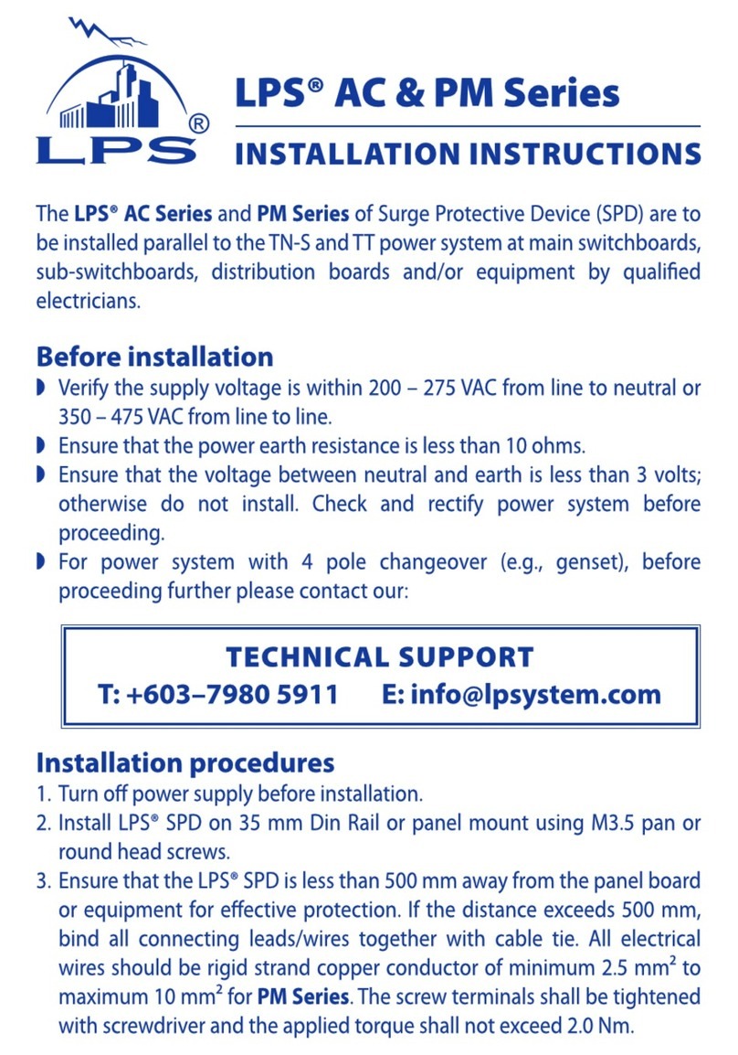 LPS AC Series installation instructions