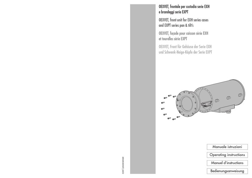 Videotec OEXVET operating instructions