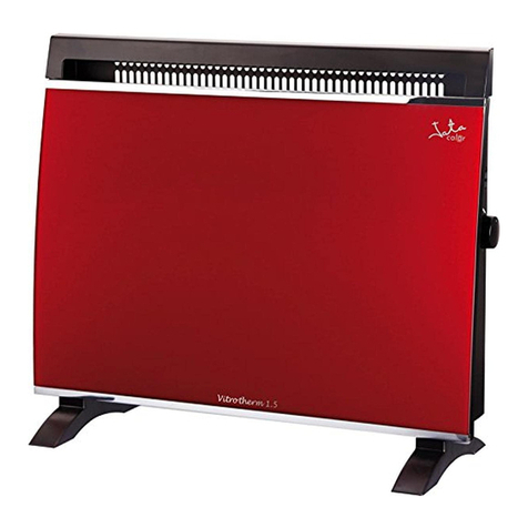Jata calor VITROTHERM VT150 INTRUCTIONS OF USE