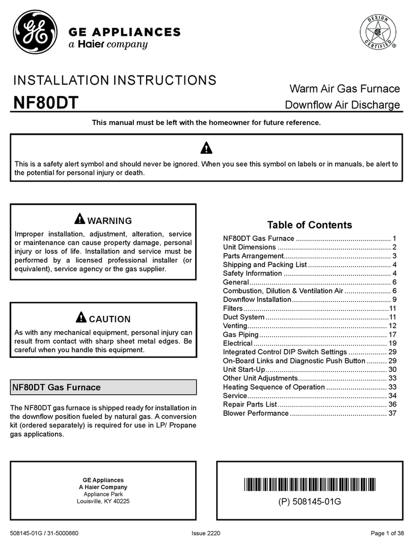 Haier GE NF80DT User manual