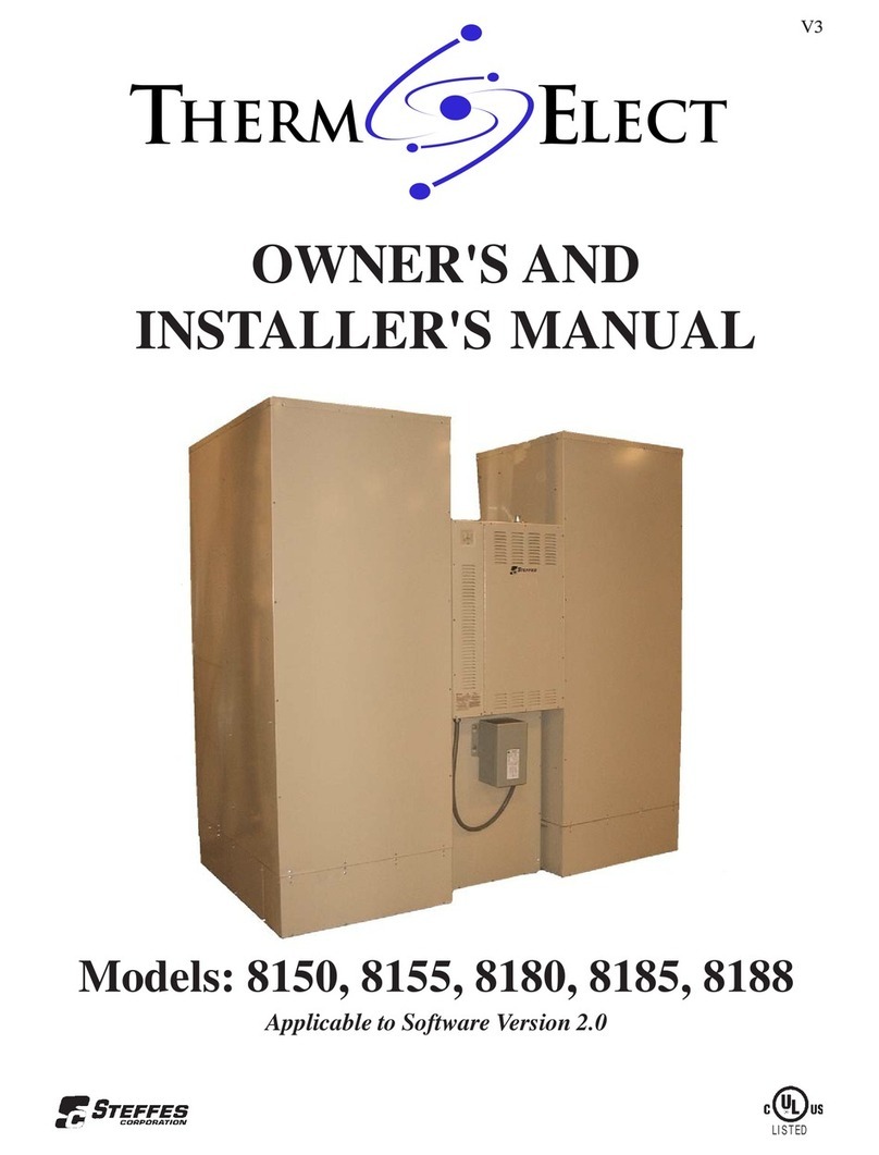 Steffes ThermElect 8150 Owner's and installer's manual