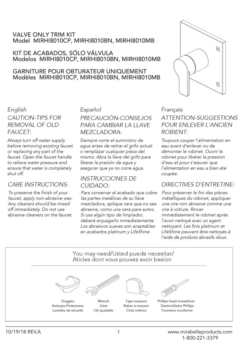 Mirabelle MIRHI8010CP User manual