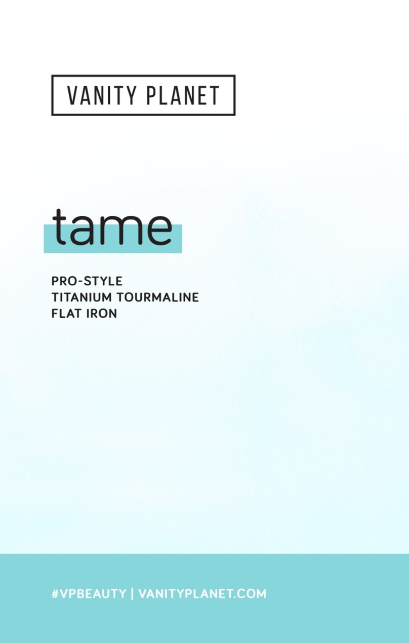 VANITY PLANET tame instruction manual