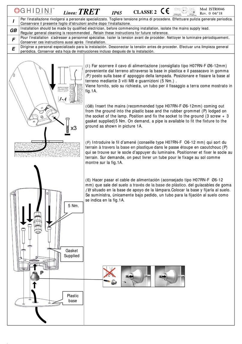 GHIDINI TRET User manual