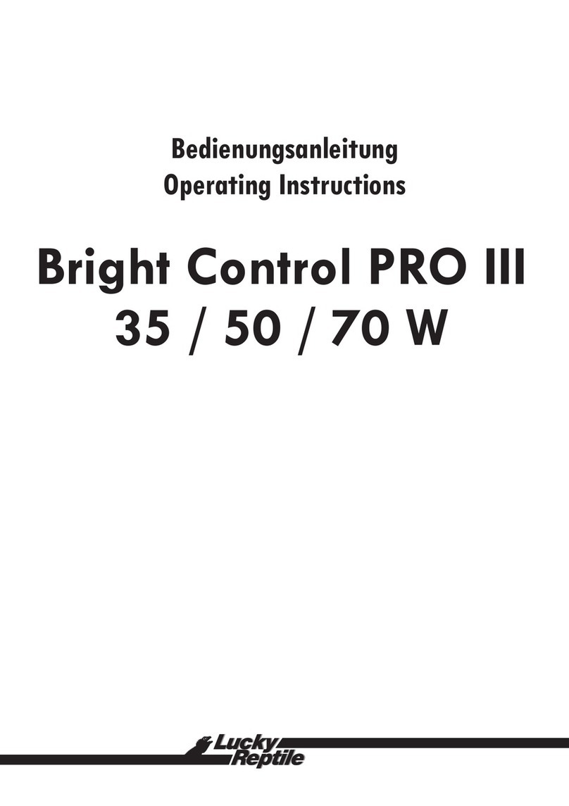 Lucky Reptile Bright Control PRO III 35 W operating instructions Lucky Reptile Bright Control PRO III 35 W operating instructions