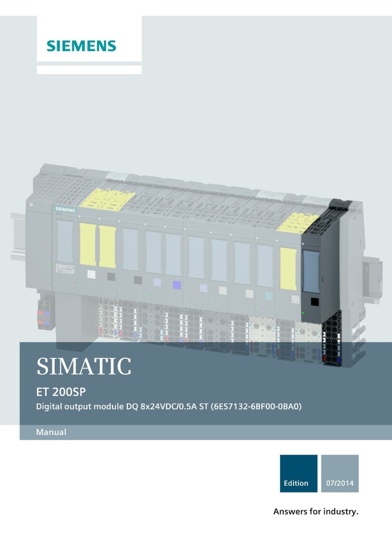 Siemens SIMATIC ET 200SP User manual