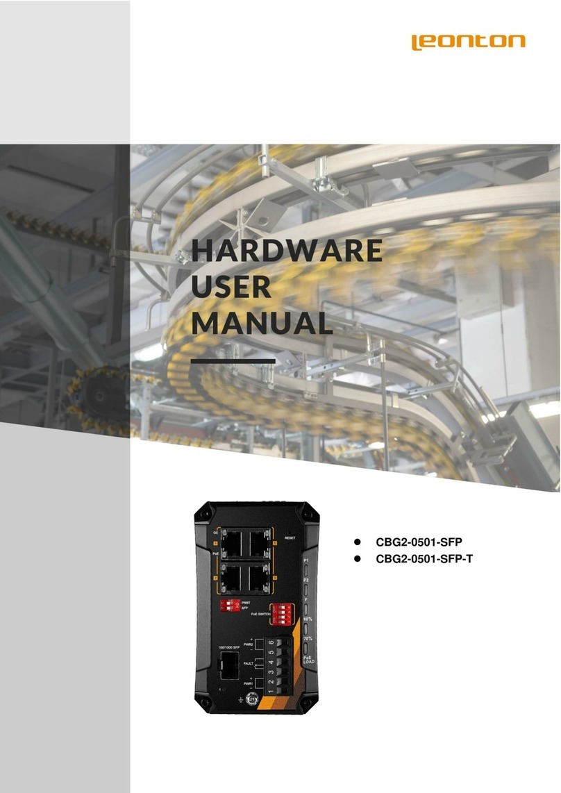 Leonton CBG2-0501-SFP Hardware user manual