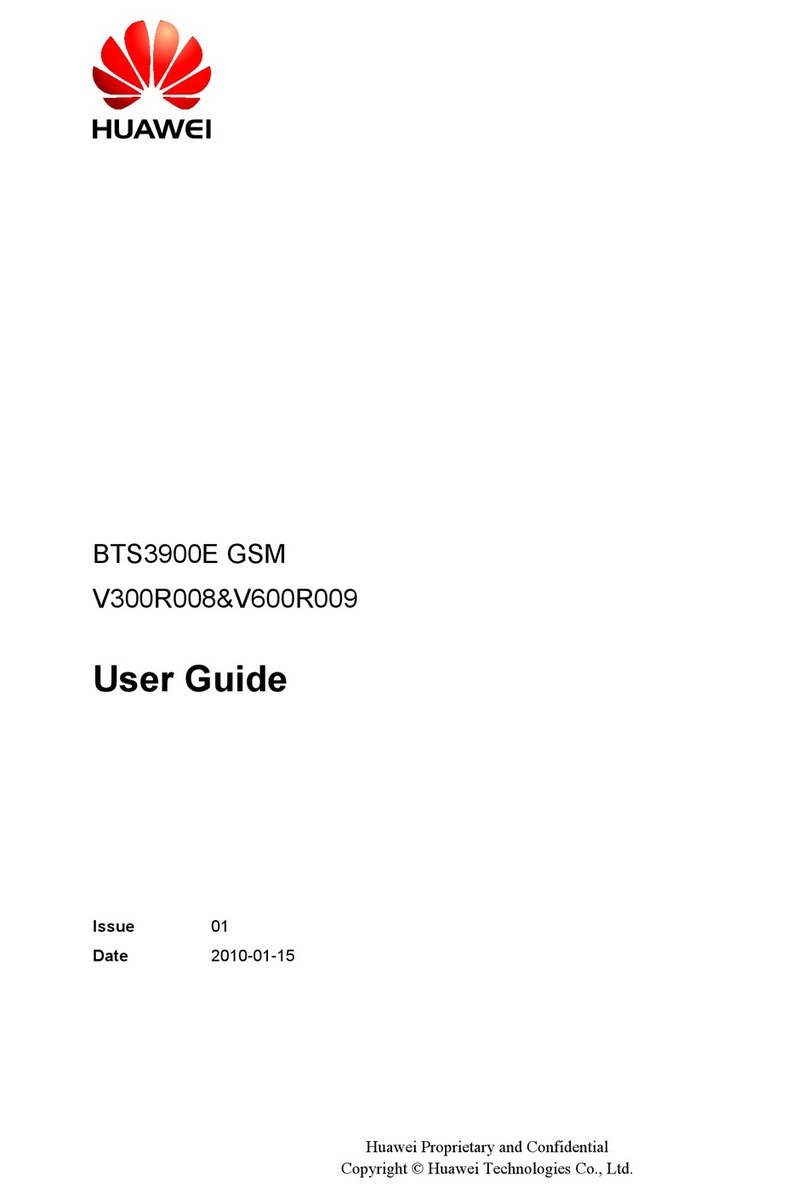 Huawei BTS3900E GSM User manual
