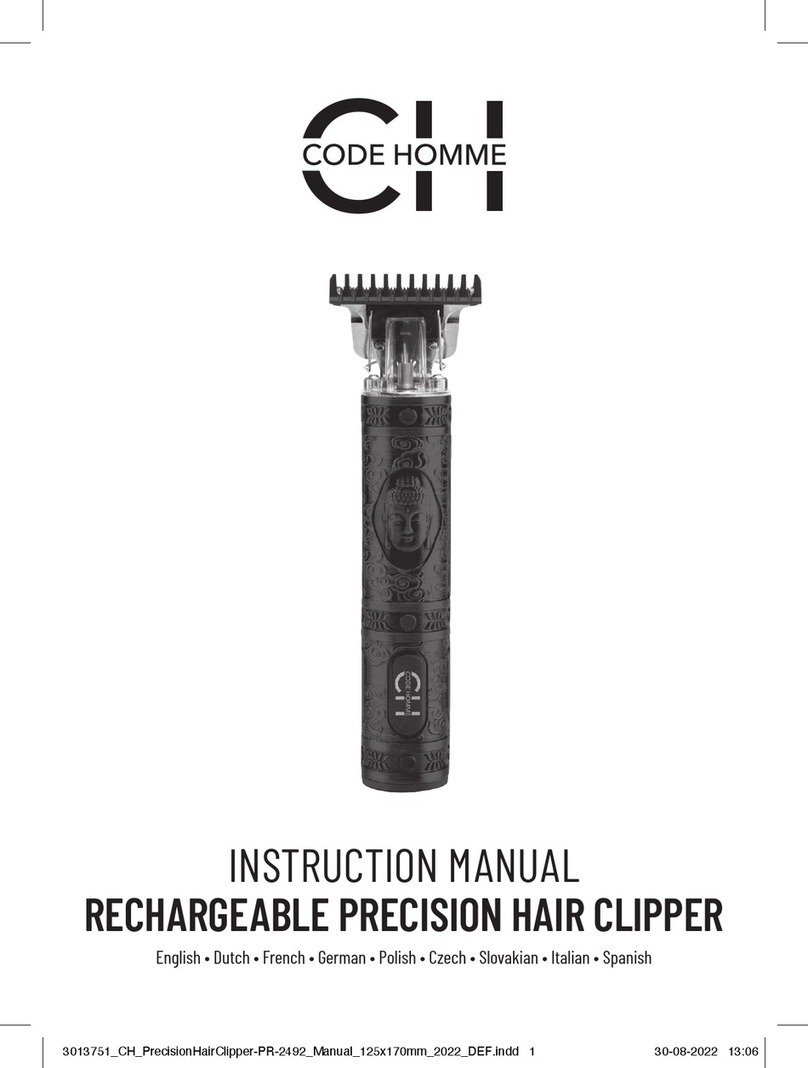CODE HOMME PR-2492 instruction manual
