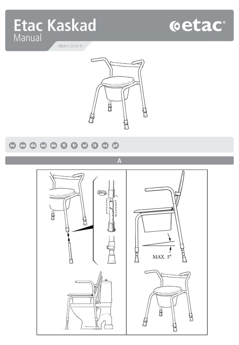 Etac Kaskad 80302012 User manual