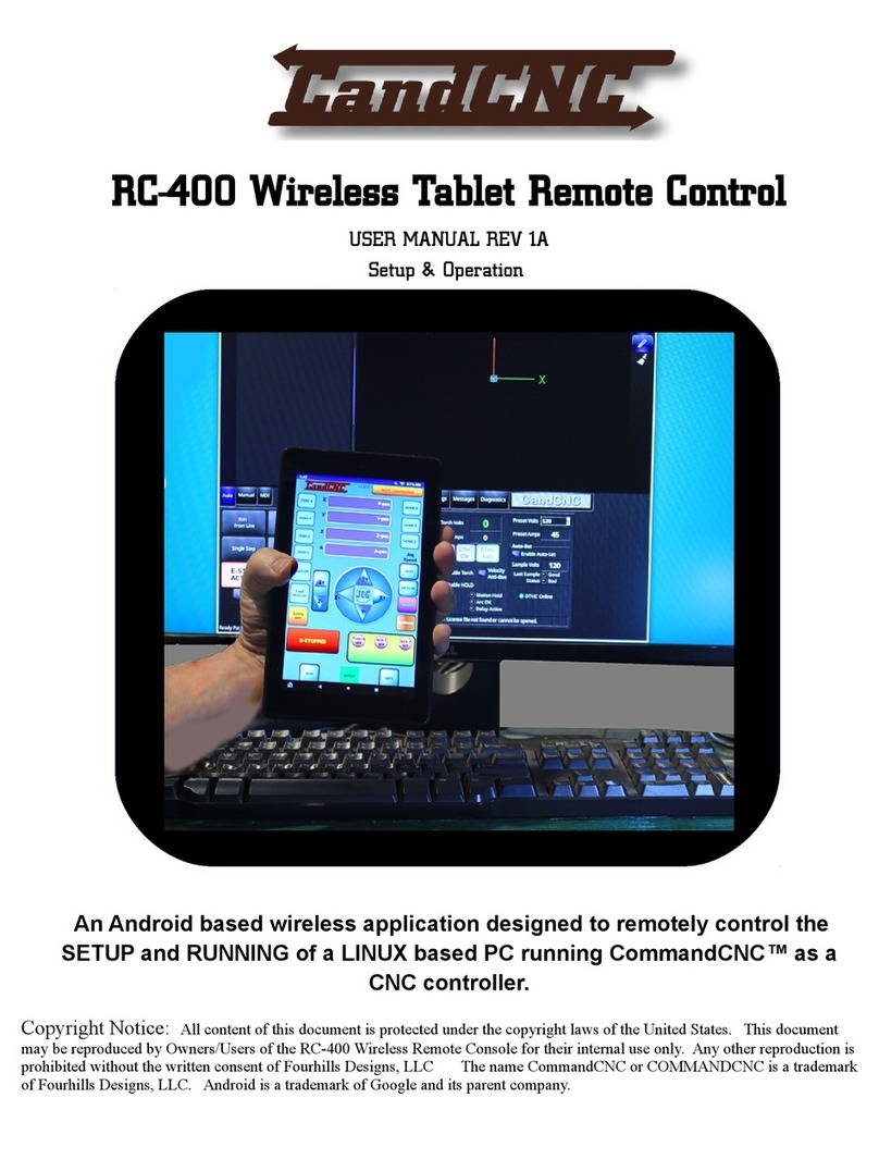 CandCNC RC-400 user manual