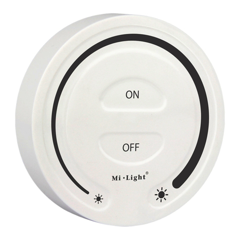 Mi-Light MiBOXER FUT087 quick start guide