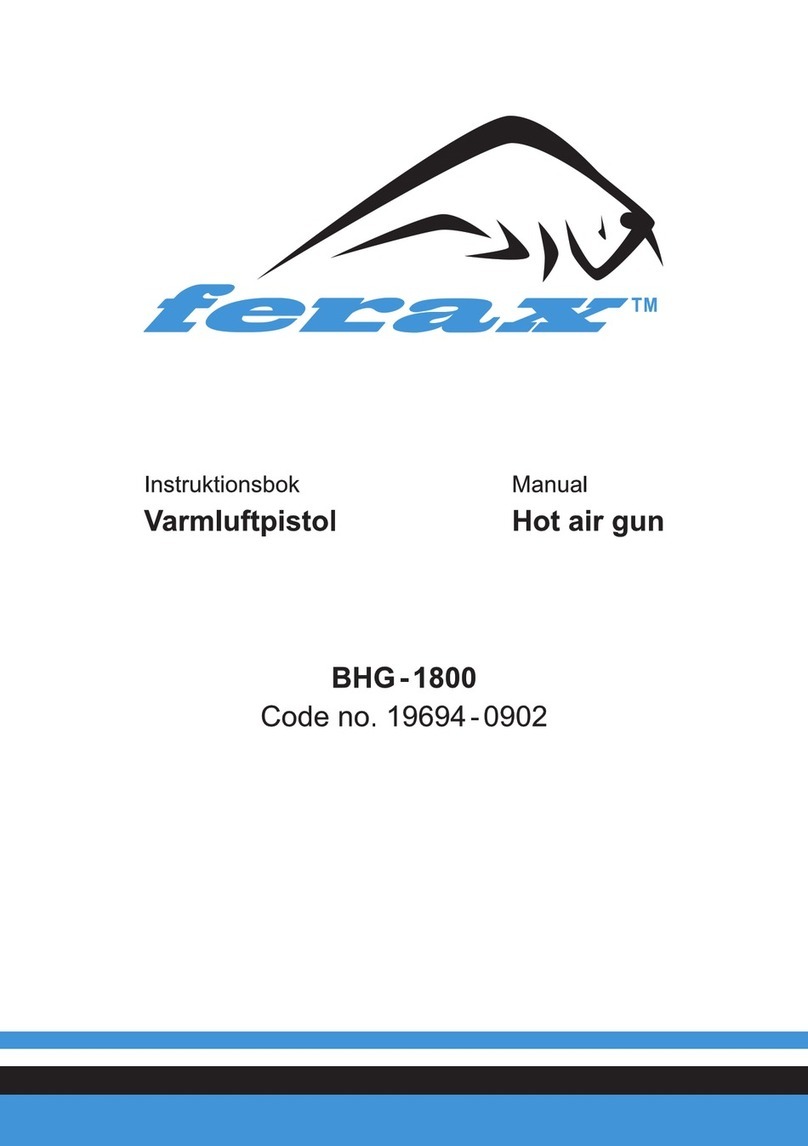 Ferax BHG-1800 User manual