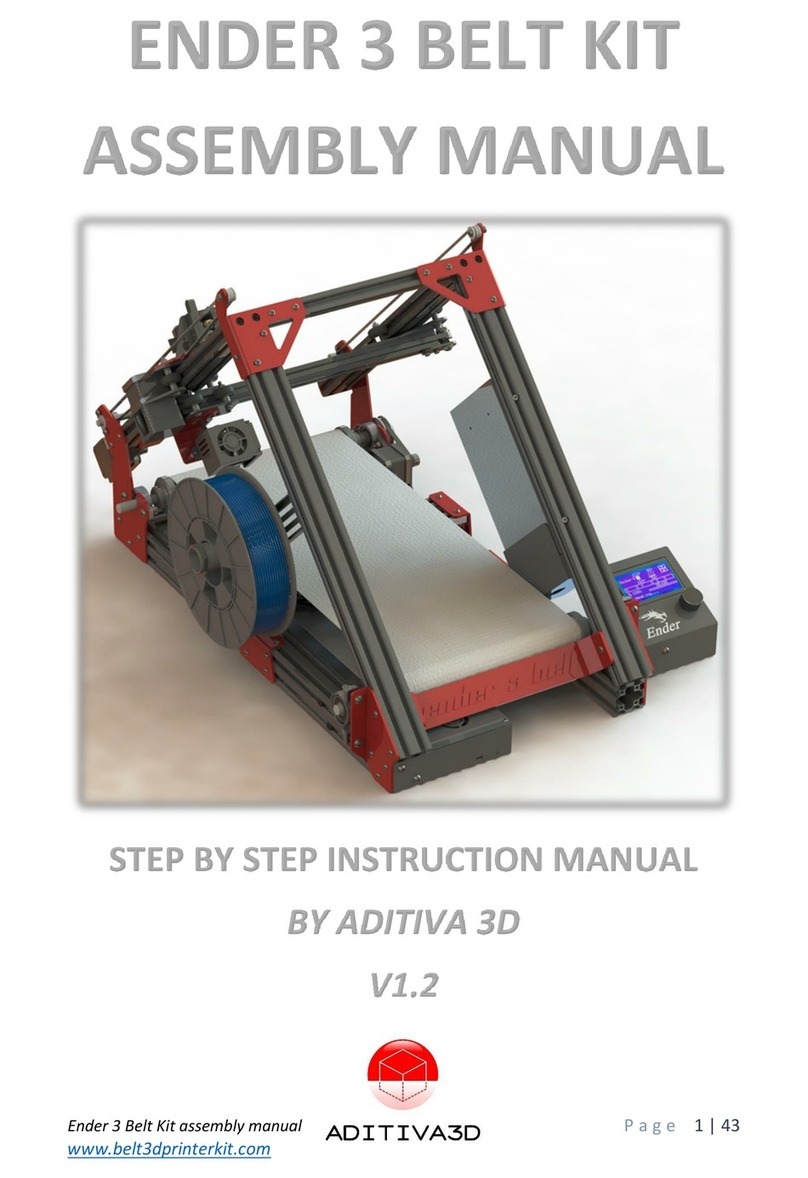 ADITIVA 3D ENDER 3 BELT KIT Assembly manual