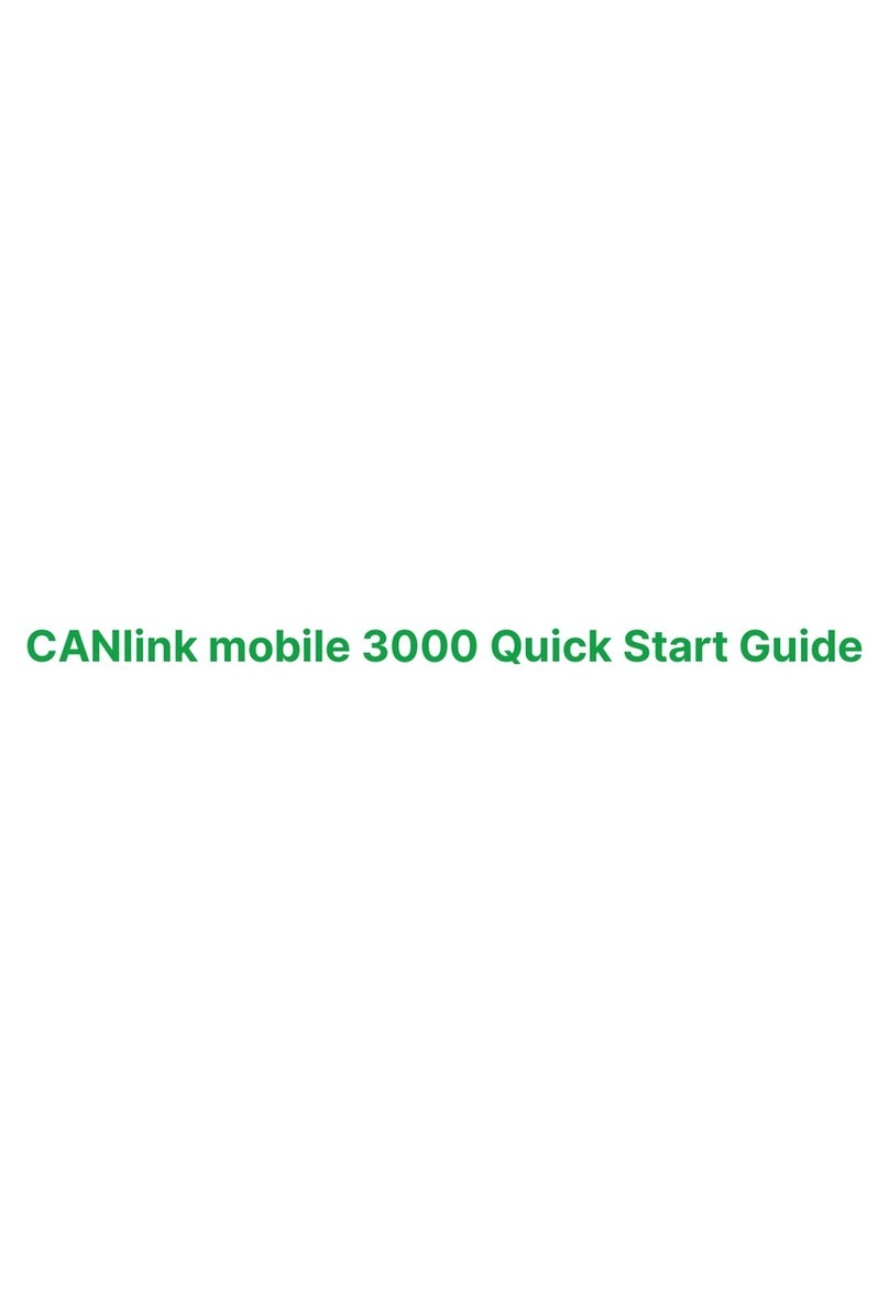 PROEMION CANlink mobile 3600 Launch Kit User manual PROEMION CANlink mobile 3600 Launch Kit User manual