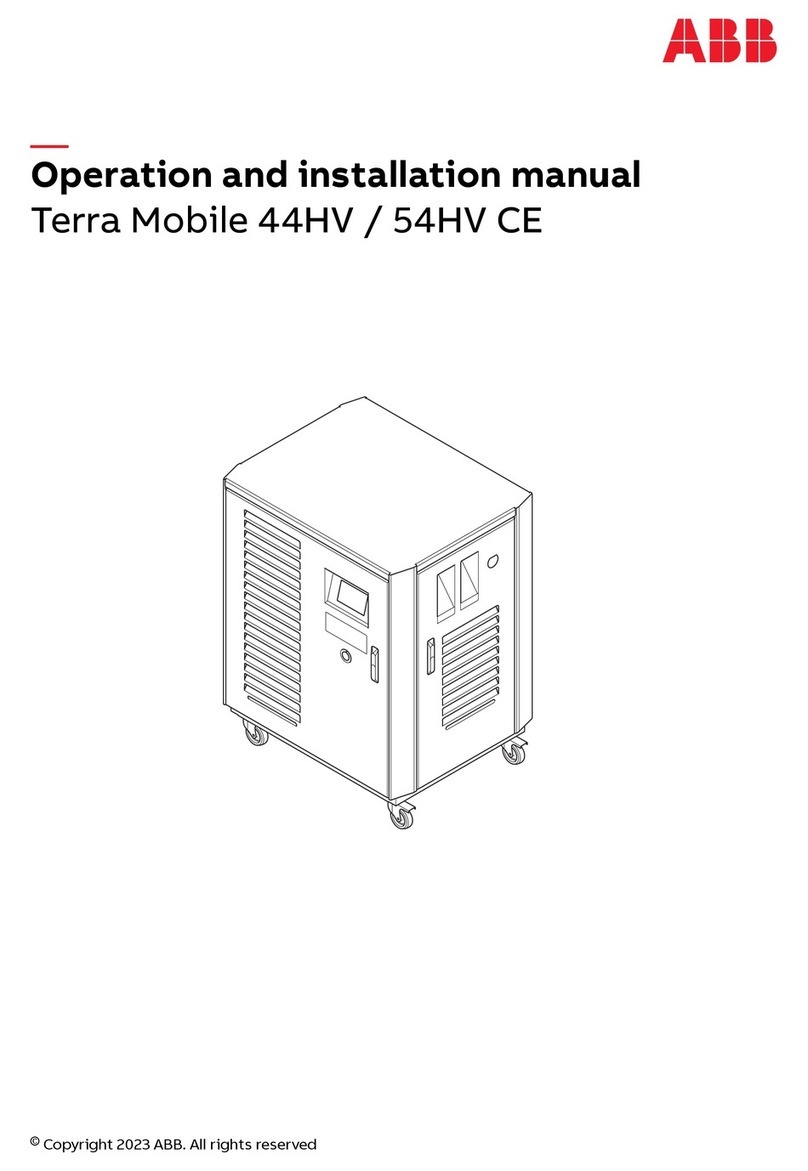 ABB Terra Mobile 44HV Operation and installation manual