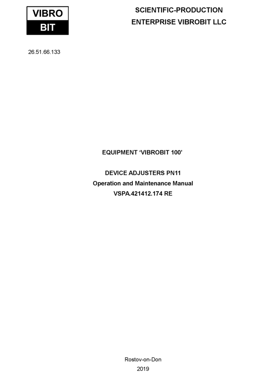 VIBROBIT 100 Operation and maintenance manual
