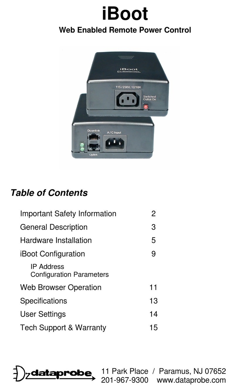 Dataprobe iBoot instruction manual