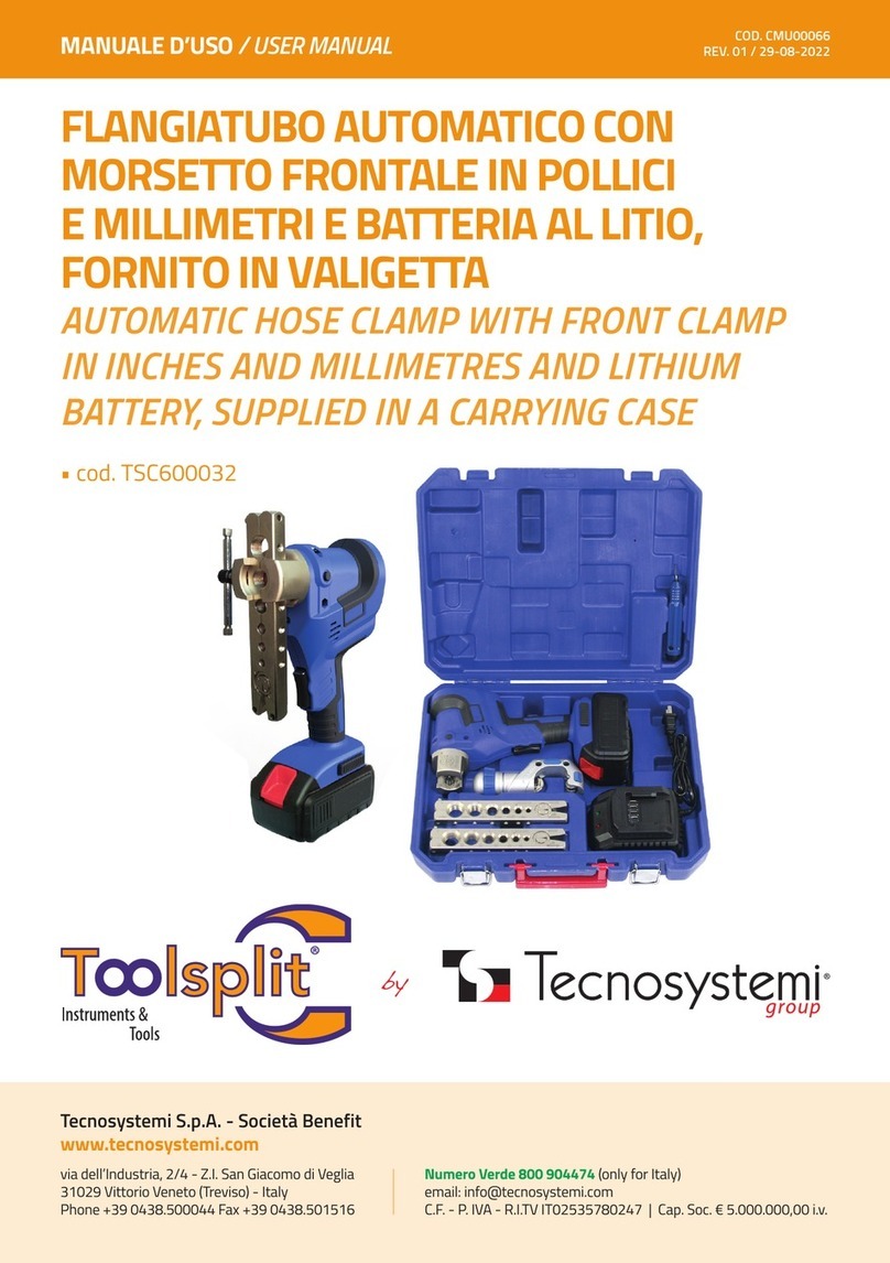 Tecnosystemi Toolsplit TSC600032 user manual