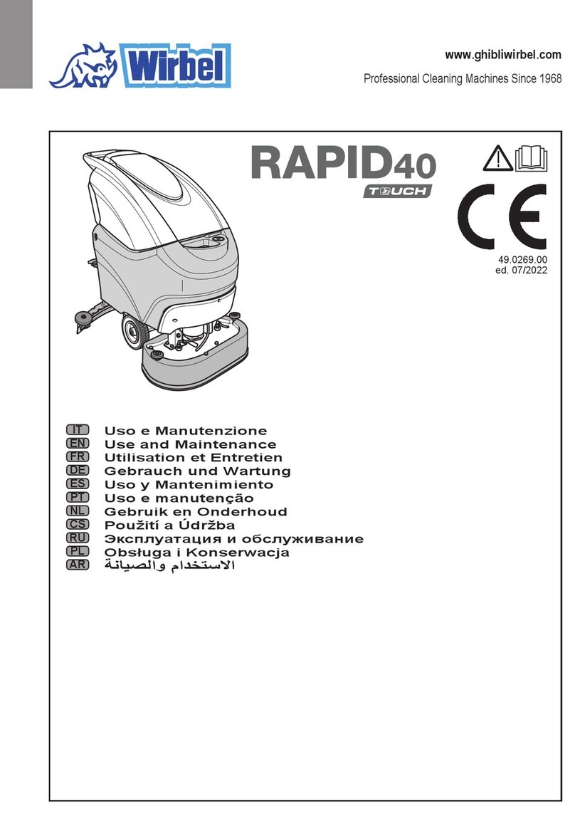 Wirbel RAPID40 TOUCH 40M55 Use and maintenance