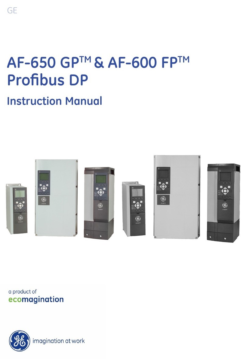 GE ecomagination Profibus DP AF-650 GP instruction manual
