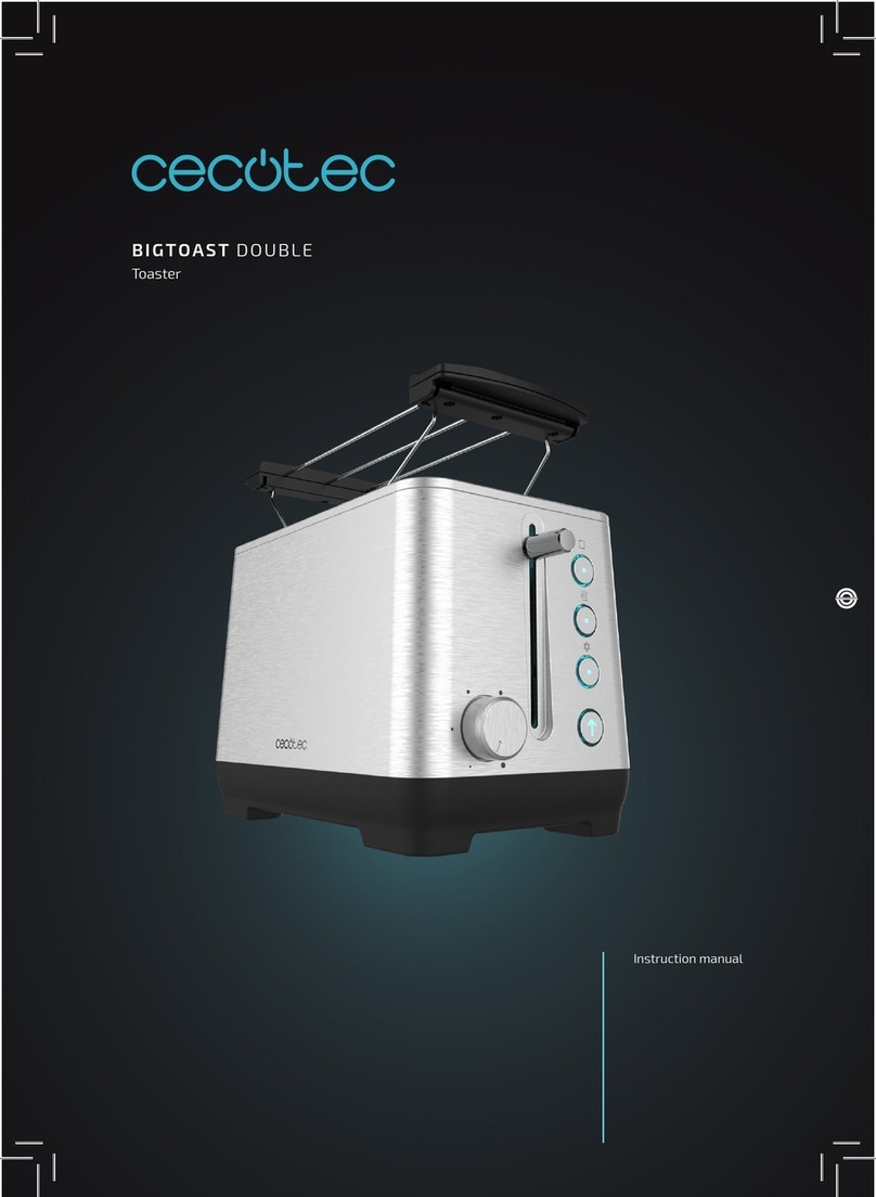 cecotec BIGTOAST DOUBLE User manual